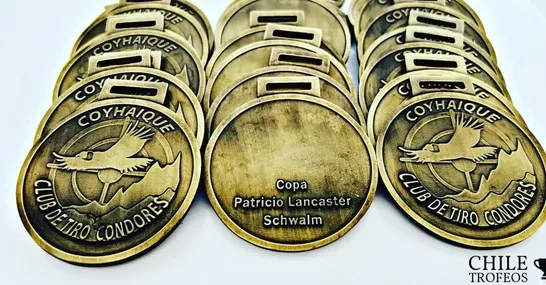 Medallas natación Coyhaique Cóndor conmemorativas